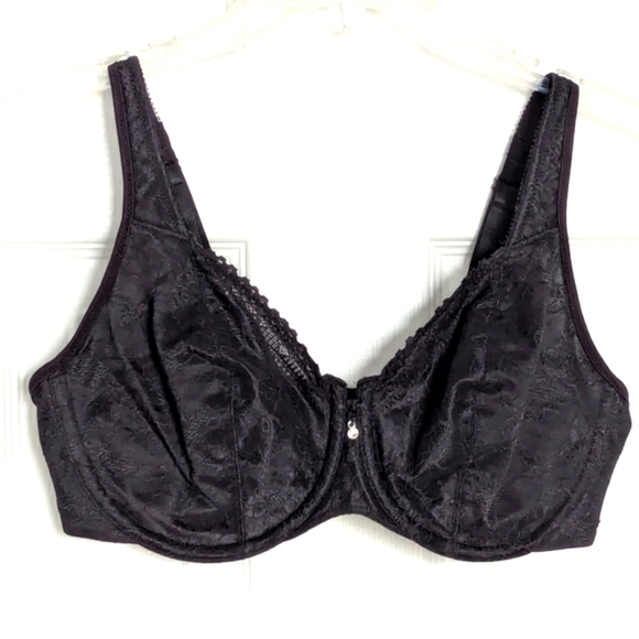 Bali (36D) Black Lace Underwire Bra - Picture 1 of 14